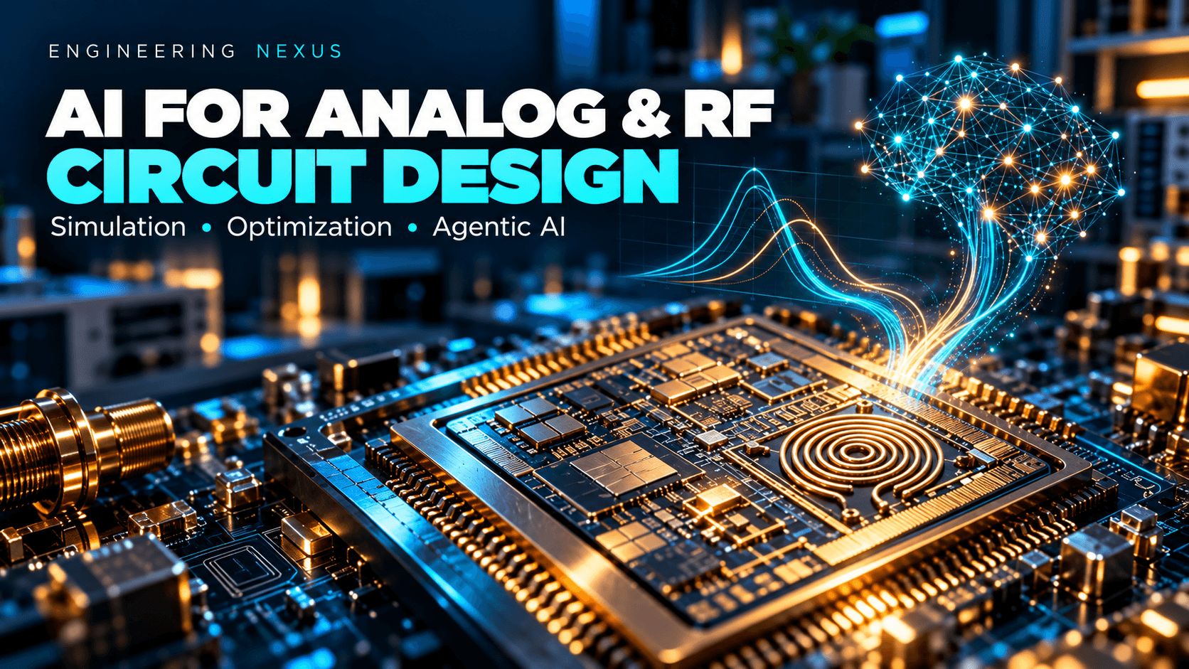 AI for analog and RF circuit design, simulation, optimization, and agentic AI